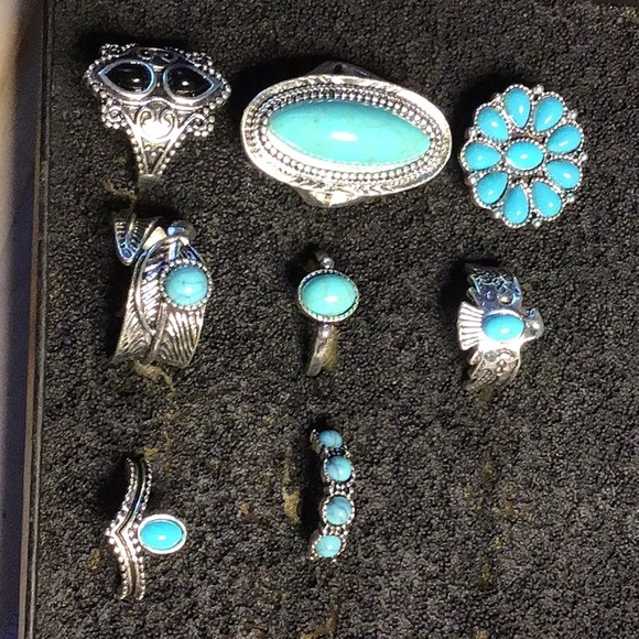 8 rings  ALL NWOT  rings shown  ... 8r - Picture 4 of 4